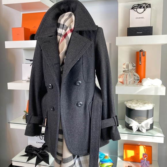 🆕 ❄️ BRAETAN WOOL BLEND PEACOAT NWOT - Picture 5 of 14